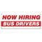 Signmission Now Hiring Bus Drivers Banner Apply Inside Accepting Application Single Sided B-30207 - alternate 1